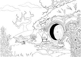 Coloring page lord of the rings. Pin En Coloring Pages