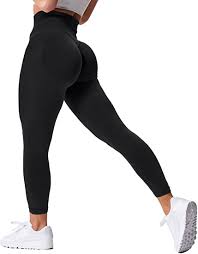Buy FITELITE Women Scrunch Butt Lifting Leggings Seamless High Waist Yoga  Pants Workout Leggings, #1 Black, M at Amazon.in