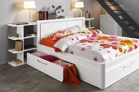 Lit adulte avec rangement : Le Lit Avec Rangements Integres Pour Une Chambre Optimisee