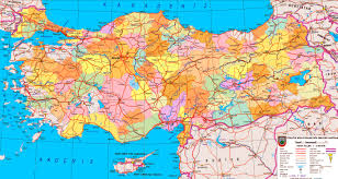 Нынешнее государство турции возникло на карте мира относительно недавно. Karta Turcii S Gorodami
