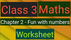 These worksheets for class 1 mathematics or 1st grade mathematics worksheets help students to practice, improve knowledge as they are an effective tool in understanding the subject in totality. Studytime Class 3 Maths Chapter 2 Fun With Numbers Worksheet Kv Ncert Cbse Youtube