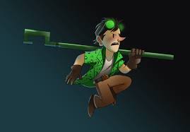 Enter from the back, and you'll find catwoman in a large lobby. Mini Arkham Knight Riddler By Pink Ninja On Deviantart