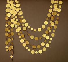 Gold Dekor Gold Hochzeit Dekor Gold Dekorationen Gold Hochzeit Girlande Gold Girlande Gold Partei Dekor Papier Girlande P C 0002 Goldene Partydekorationen Eheringe Gold Gold Weihnachtsschmuck
