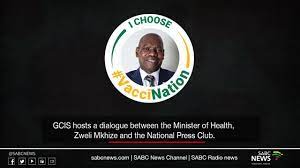 Health minister dr zweli mkhize and deputy minister joe phaahla will table an adjusted budget vote on thursday. Gcis Hosts A Dialogue Between Minister Zweli Mkhize And The Press Club Youtube