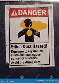 Danger, Silica Dust Hazard, Crystalline Silica Dust Exposure Sign, NYC, NY,  USA Editorial Stock Image - Image of poster, exposed: 252206804