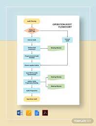 Operations Audit Flowchart Template In Google Docs Word Apple Pages Pdf Template Net Flow Chart Flow Chart Template Audit
