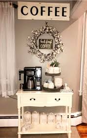 50 Diy Coffee Bar Ideas Inside The Home For Coffee Enthusiast Coffee Bar Home Coffee Bar Design Coffee Station Kitchen