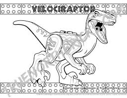 Velociraptor Coloring Page Free For A Limited Time True North Bricks Coloring Pages Dinosaur Coloring Pages Lego Coloring Pages