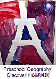 Great for toddlers, preschoolers, or elementary children. Geography Track France France For Kids Around The World Theme Preschool Art
