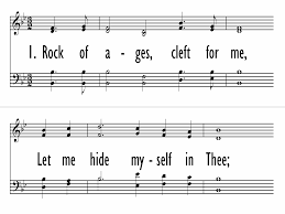 Free sheet music for piano. Rock Of Ages Cleft For Me Hymnary Org