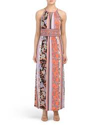 Printed Halter Maxi Dress Day Dresses T J Maxx In 2020 Maxi Dress Halter Maxi Dresses Womens Maxi Dresses