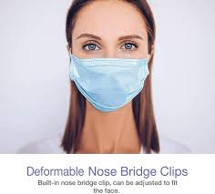 Vaghani 100Pcs Blue Polluation Meltblown Mask With Nose Pin 3 Ply  Polluation Mask 100 Pcs ( Blue )( 75 Gsm )( Export Quality)) Surgical Mask  With Melt Blown Fabric Layer Price in
