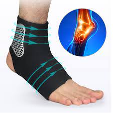 Men Breathable Elastic Protective Ankle Sports Cycling Running Football Basketball Protective Gear In 2021 Ankle Support Foot Sleeves Ankle Braces