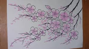 Cara selanjutnya untuk menggambar sketsa bunga sakura. 12 Cara Mewarnai Gambar Bunga Sakura Paling Populer Lingkar Png