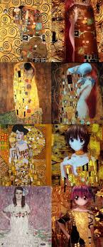 Valar Morghulis Gustav Klimt Original Artwork Elfen Lied Opening Elfen Lied Gustav Klimt Pretty Artwork