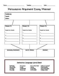 Argumentative Essay Graphic Organizer Argument Graphic Organizer Essay Planner Writing Graphic Organizers Argumentative Writing
