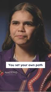 Cheree Whyman showing young Mob you can do whatever you put your mind to