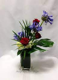 Agapanthus Roses Hydrangea Arrangement Roseofsharon Flower Arrangements Hydrangea Arrangements Anniversary Flowers