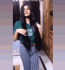 Teenage girls who prefer long hair so that they can style them up in many ways because when it comes to short lengths you get bounded with just a few styles. Beautiful Long Hair Girl Gifs Tenor