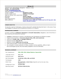 Free Download Mca Fresher Resume Format Best Resume Examples