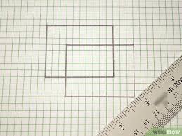 Drawing of grids in perspective. How To Draw A 3d Box 14 Steps With Pictures Wikihow