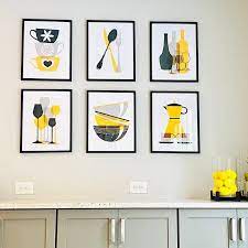 Funny Brown Blue Kitchen Wall Decor Brown Kitchen Wall Art Etsy In 2021 Kitchen Wall Decor Etsy Wall Art Blue Kitchen Walls