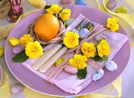 Setting a purple easter table: Easter Table Setting Ideas Archives 4 Ur Break Family Inspiration Magazine