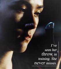 You can get glimmer, clove, foxface, rue, or katniss!!! Clove Gif Part 2 Clove Hunger Games Hunger Games Girl Hunger Games Books