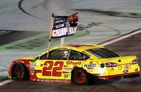 If the championship were to take place this week, logano would be up against former cup series title winners kyle busch, martin truex jr. Nascar Cup Series Joey Logano Wins 2018 Ford Ecoboost 400