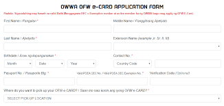 Check spelling or type a new query. Ofw Tips What Is The Owwa E Card And How Can An Ofw Get It