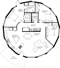 Net Zero Round Home Renew Collection Deltec Homes Cob House Plans Round House Plans Courtyard House Plans