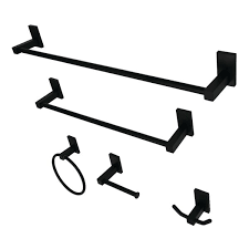One of the questions i get asked most often is where to buy door hardware that looks expensive and modern but. Kingston Brass Continental 5 Piece Bathroom Hardware Set Reviews Wayfair