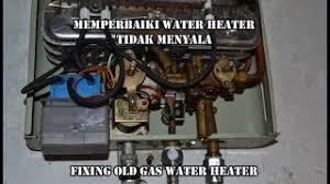 5 lt flame failure safety device: Memperbaiki Water Heater Tidak Menyala Fixing An Old Gas Water Heater Eng Sub Video Smotret Onlajn
