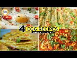 4 Egg Recipes Under 30 Min By Food Fusion Sehri Breakfast Recipes Youtube Recipes Food Breakfast Recipes