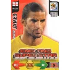 Sale Trading Card David James Goal Stopper England Panini Adrenalyn XL UK  Edition 2010