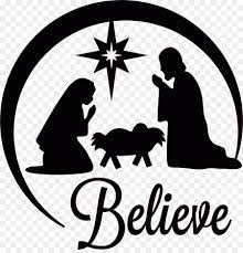 Christmas Black And White In 2021 Christmas Nativity Scene Nativity Silhouette Nativity Of Jesus