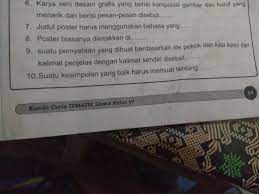 Kunci jawaban pada artikel ini digunakan. Tolong Soal No 6 10 Dijawab Nya Brainly Co Id