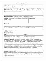 Training And Development Plan Example Elegant Training Plan Template 16 Dow Lesson Plan Template Free Lesson Plan Templates Guided Reading Lesson Plan Template