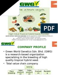 Places kepong, kuala lumpur, malaysia grocery storefruit & vegetable store green world genetics sdn bhd. Breeding Presentation Plant Breeding Pollination