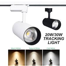 All types of ceiling light with emergency function, dimmable/sensor/emergency optional. Track Light Rail Spot 30w Cob Led Ceiling Spotlight For Clothes Shoes Shop Store Showroom Mall Exhibition Fixture Track Lighting Wish