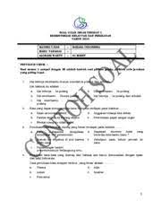 Check spelling or type a new query. Contoh Soal Uud 1945 Soal Ujian Dinas Tingkat I Kementerian Kelautan Dan Perikanan Tahun 2014 Materi Ujian Hari Tanggal Alokasi Waktu Undang Undang Course Hero