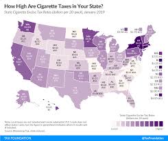 How High Are Cigarette Taxes In Your State 2019 Rankings