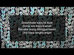 Kunci Gitar Lagu Turu Ning Pawon