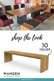 Wahlen Sie Aus Diversen Modellen Und Holzern Ihre Bank Im Beispiel Wangenbank In Massiver Eiche Masstisch Holzbank M In 2020 Holzbank Esstisch Massivholz Tisch