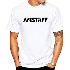 cotton printed o neck tt shirt amstaff tt shirt