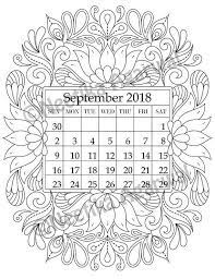 If you want to make your own calendar for 2018 try this calendar coloring pages! Happy New Year Welcome Year 2018 With This Intricate Calendar Based On My Original Artwork An Coloring Pages Coloring Pages For Grown Ups Planner Doodles