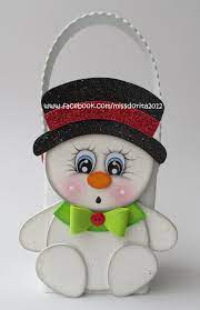Miss Dorita Dulcero Muneco De Nieve En Foamy Molde Del Facebook