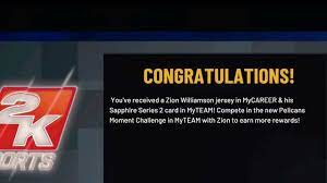 To help you keep track of the locker codes most codes come from the nba 2k twitter account, so check them out regularly. New Zion Jersey Locker Code On Nba 2k21 Youtube