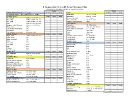 Suggested 3 Month Food Storage Plan Pdf Google Drive Emergency Food Storage Food Storage Emergency Food Supply