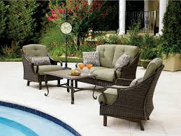 4.1 out of 5 stars 9 ratings. Hanover Ventura 4 Piece Outdoor Patio Set Ventura4pc
